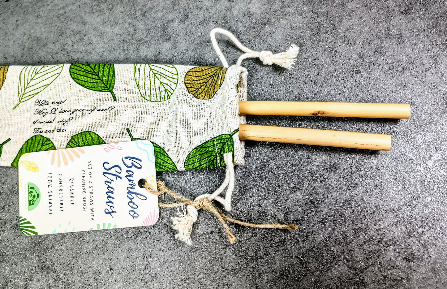 Reusable Bamboo Straws