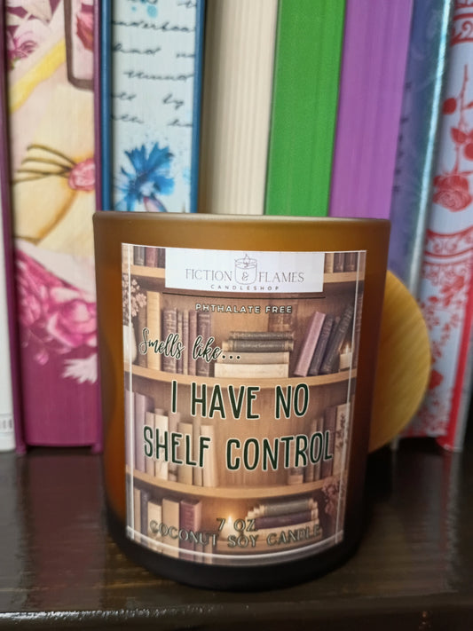 8oz Frosted Amber Coconut Soy Book Candle