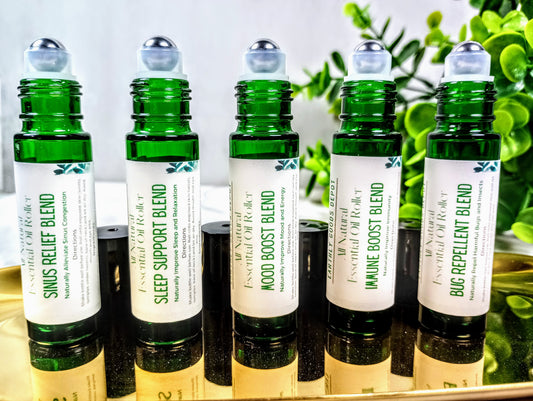 Natural Essential Oil Roller Blends