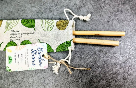 Reusable Bamboo Straws