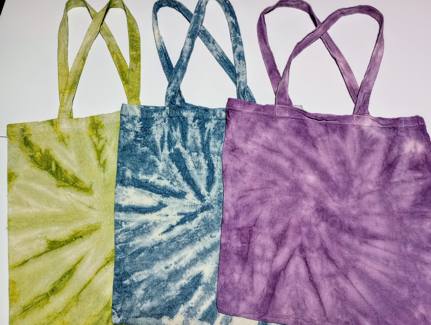 Natural Tye-Dye Tote Shopping Bag